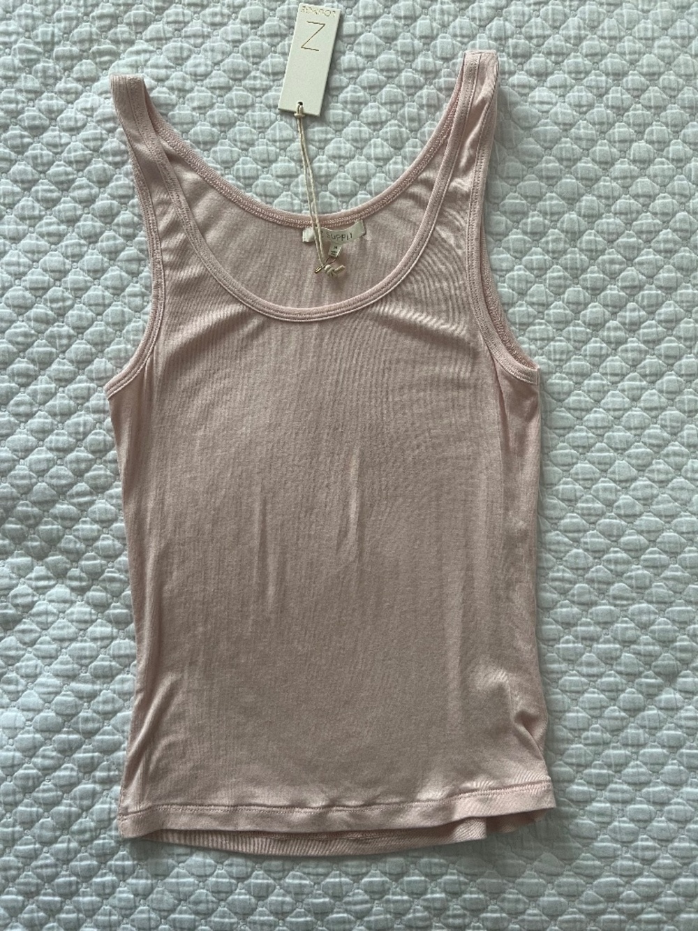 NWT Z Supply Easy Does It Tank Rose Pink Scoop Neck